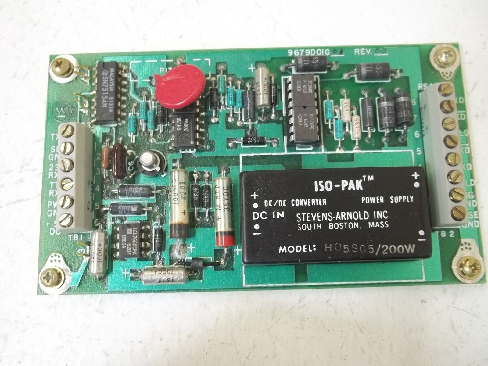 WESTINGHOUSE 9679D01G01 *USED*