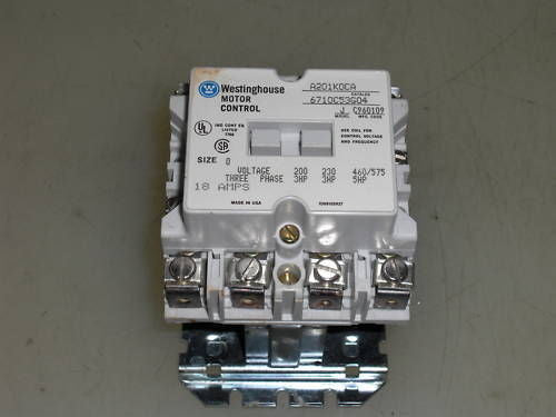 WESTINGHOUSE A201K0GA CONTACTOR *USED*