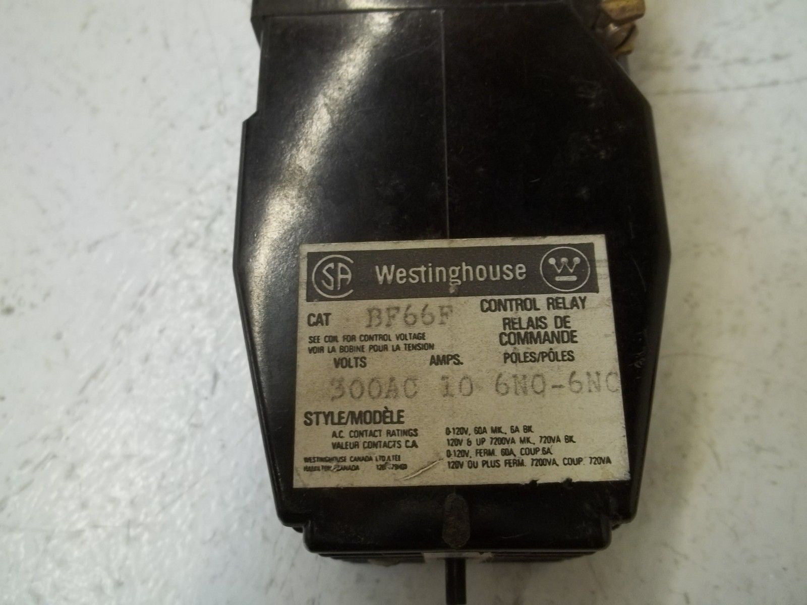 WESTINGHOUSE BF66F 120V *USED*