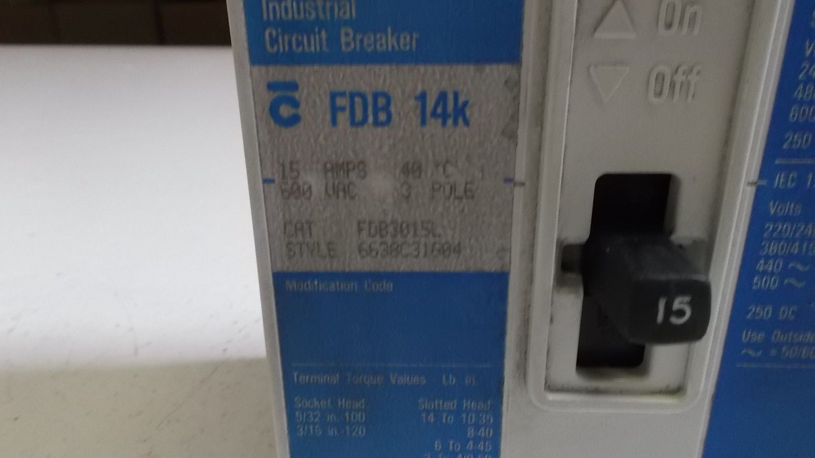 WESTINGHOUSE CIRCUIT BREAKER FDB3015L *NEW IN BOX*
