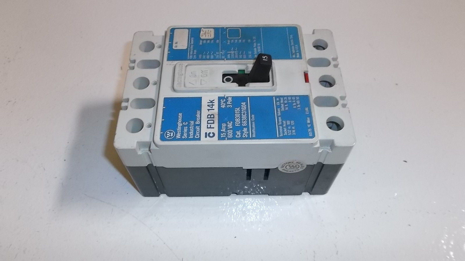 WESTINGHOUSE CIRCUIT BREAKER FDB3060L *NEW IN BOX*