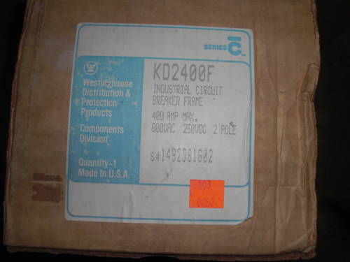 WESTINGHOUSE KD2400F CIRCUIT BREAKER FRAME *NEW IN BOX*