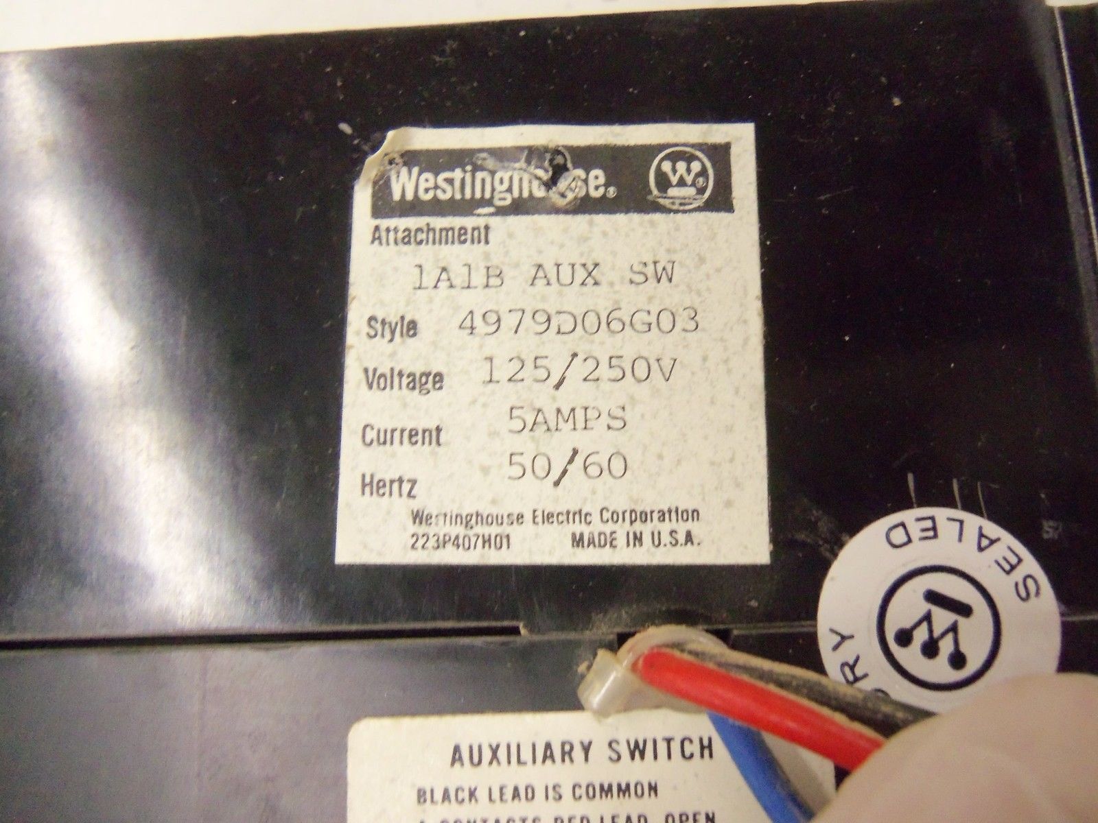 WESTINGHOUSE CIRCUIT BREAKER MCP23480S *USED*