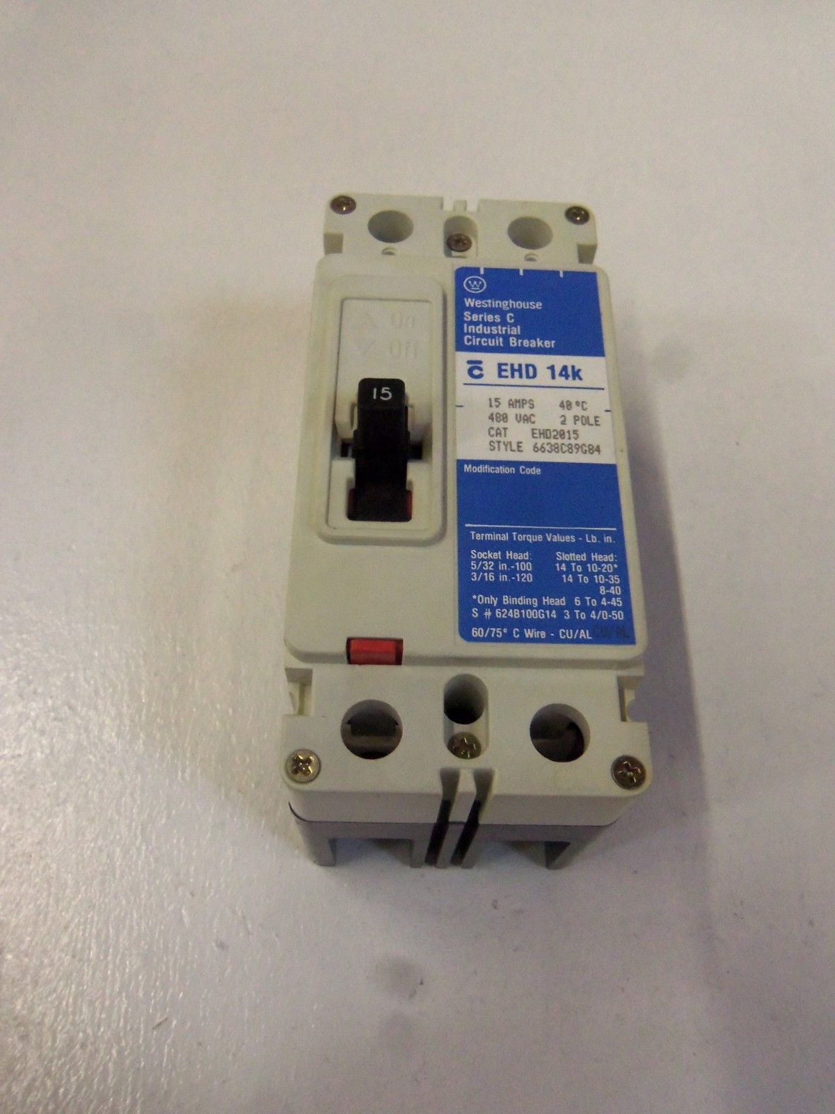 WESTINGHOUSE CIRCUIT BREAKER EHD2015 *NEW NO BOX*
