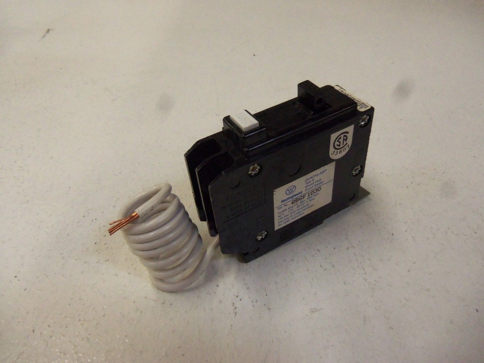WESTINGHOUSE CIRCUIT BREAKER QBGF1030 *USED*