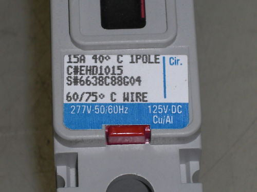 WESTINGHOUSE EHD1015 CIRCUIT BREAKER *NEW NO BOX*