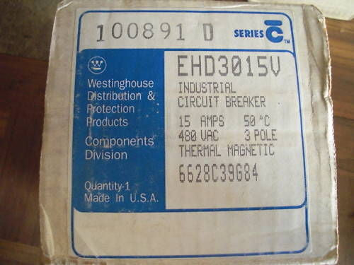 WESTINGHOUSE EHD3015V CIRCUIT BREAKER 15A *NEW IN BOX*