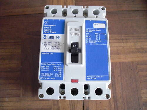 WESTINGHOUSE EHD3015V CIRCUIT BREAKER 15A *NEW IN BOX*