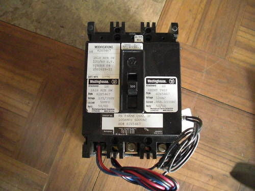 WESTINGHOUSE FB3100 W/ AUX & SHUNT TRIPS *NEW*