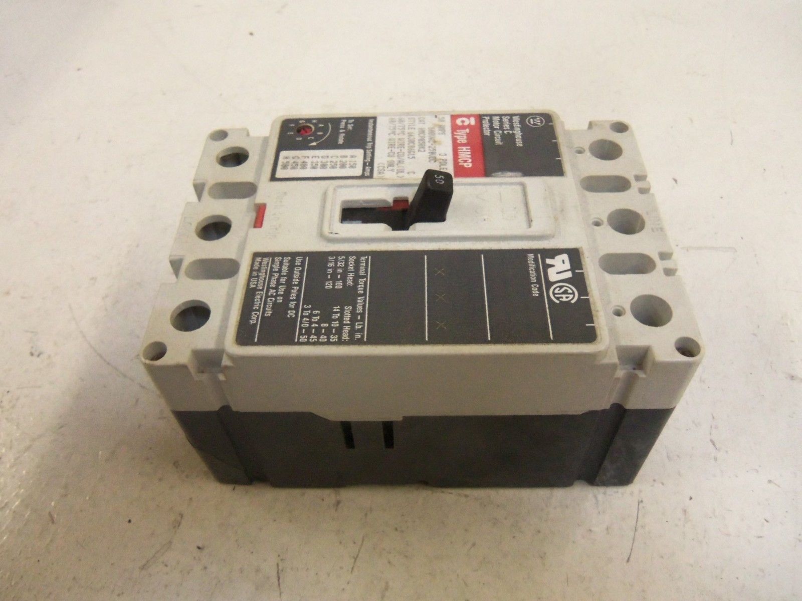 WESTINGHOUSE HMCP050K2 *USED*