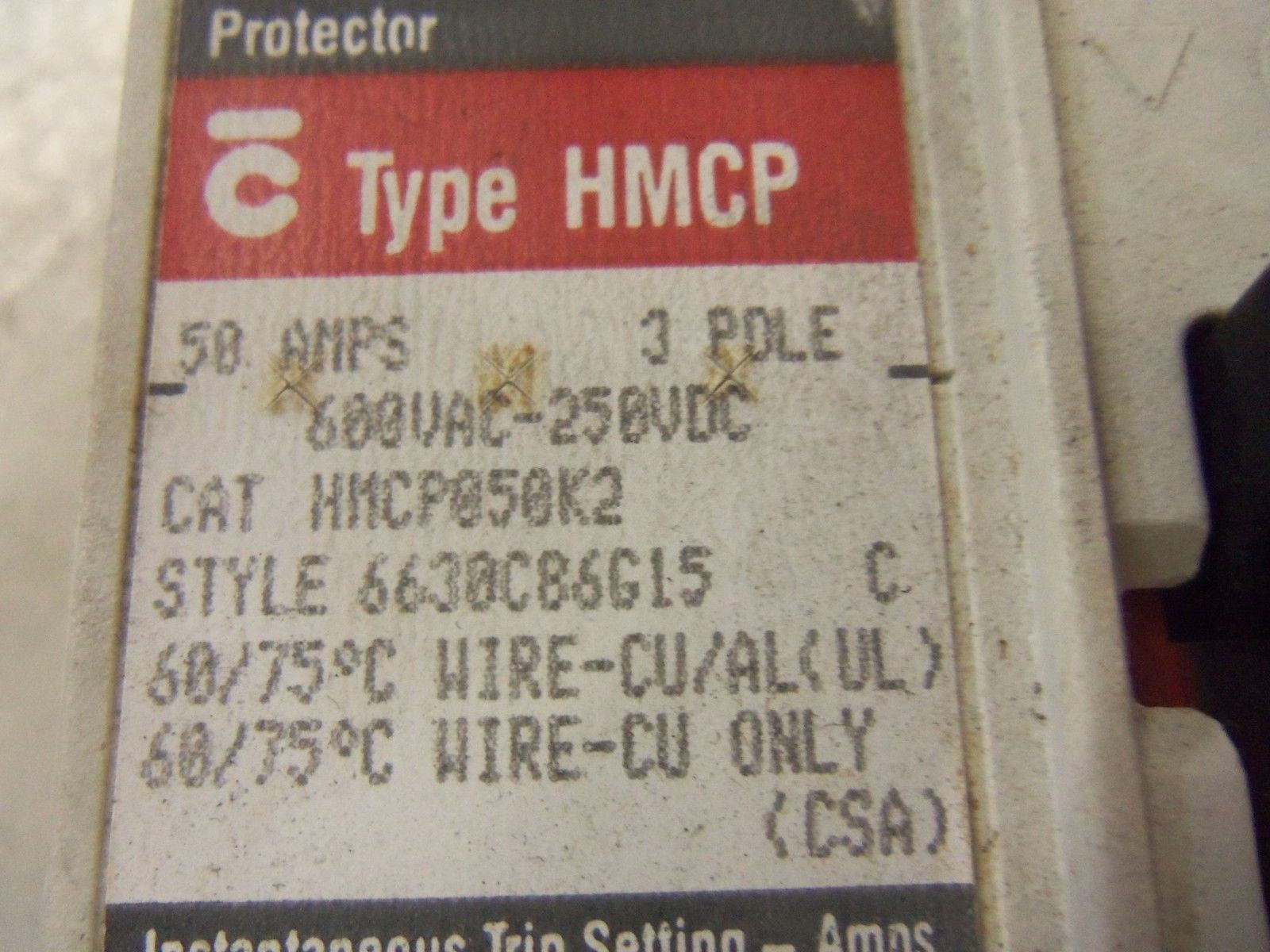 WESTINGHOUSE HMCP050K2 *USED*
