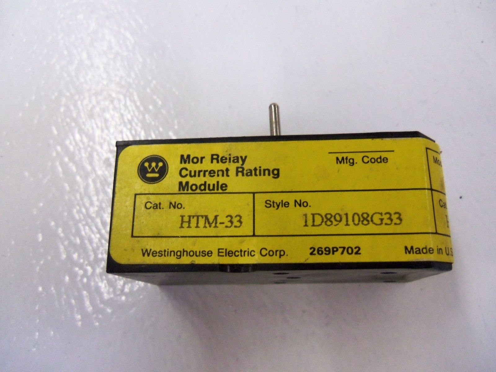 WESTINGHOUSE HTM-33 *USED*