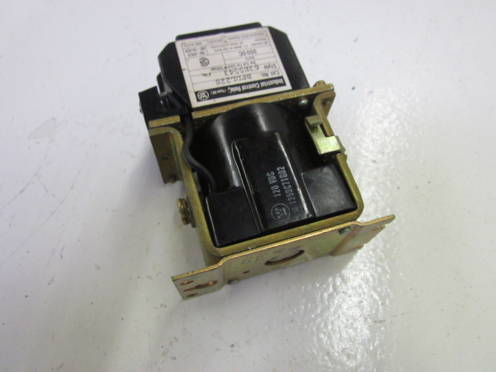 WESTINGHOUSE INDUSTRIAL CONTROL RELAY BFDL22S *USED*