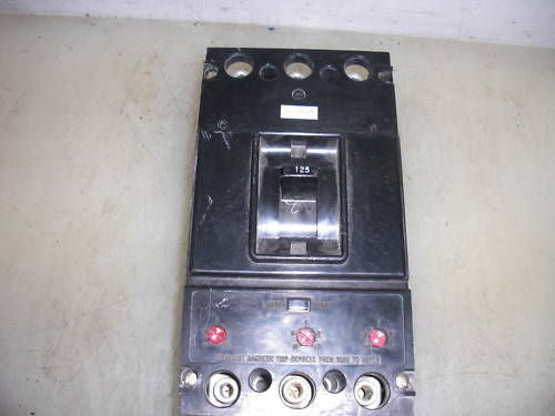 WESTINGHOUSE JA3125 CIRCUIT BREAKER 125A *NEW NO BOX*