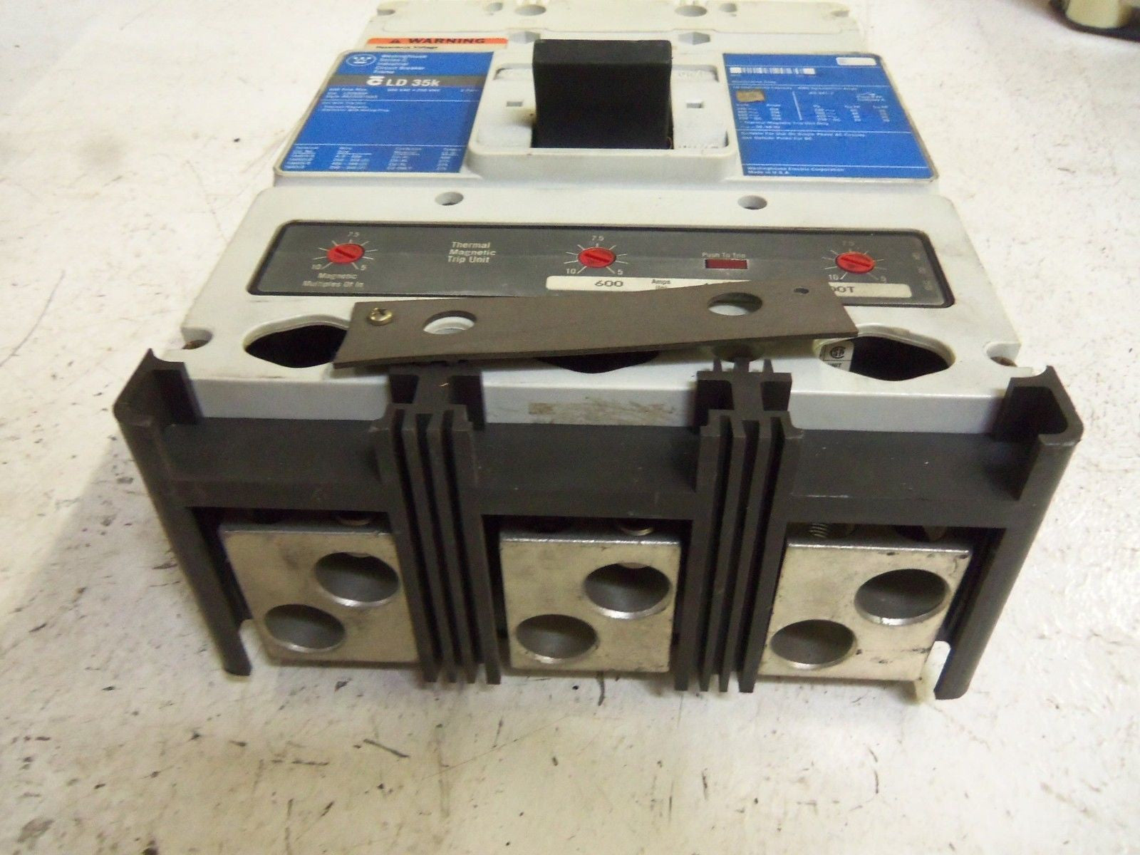 WESTINGHOUSE LD3600F CIRCUIT BREAKER *USED*