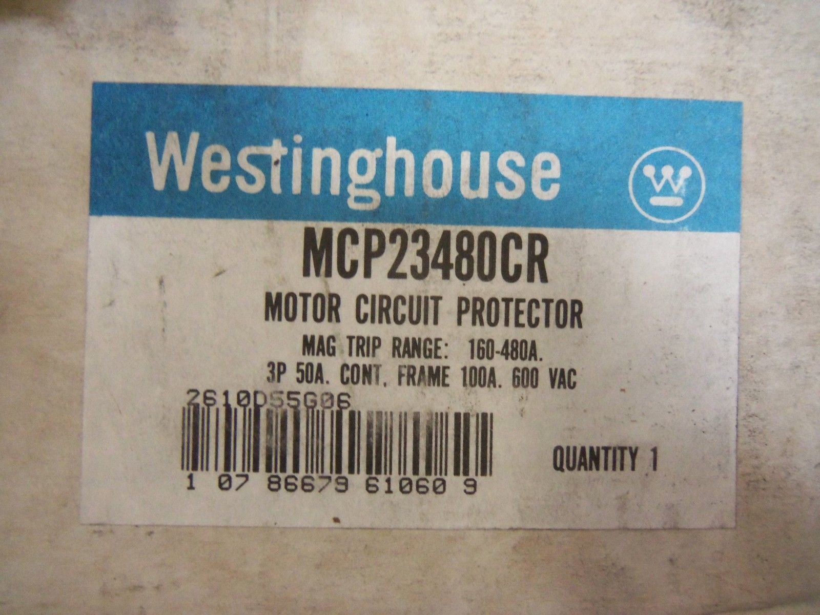 WESTINGHOUSE MCP23480CR CIRCUIT BREAKER 50A *NEW IN BOX*