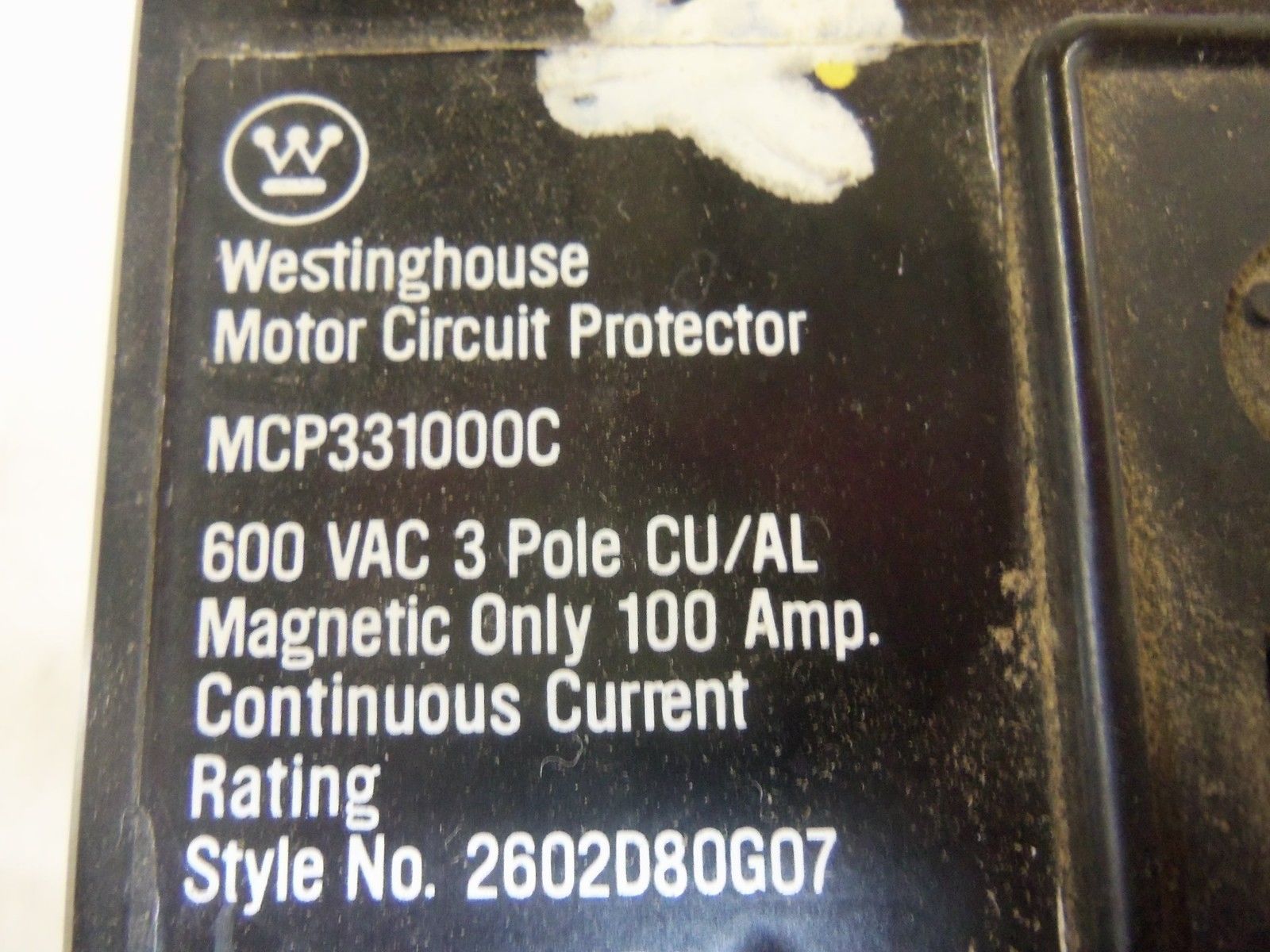 WESTINGHOUSE MCP331000C *USED*