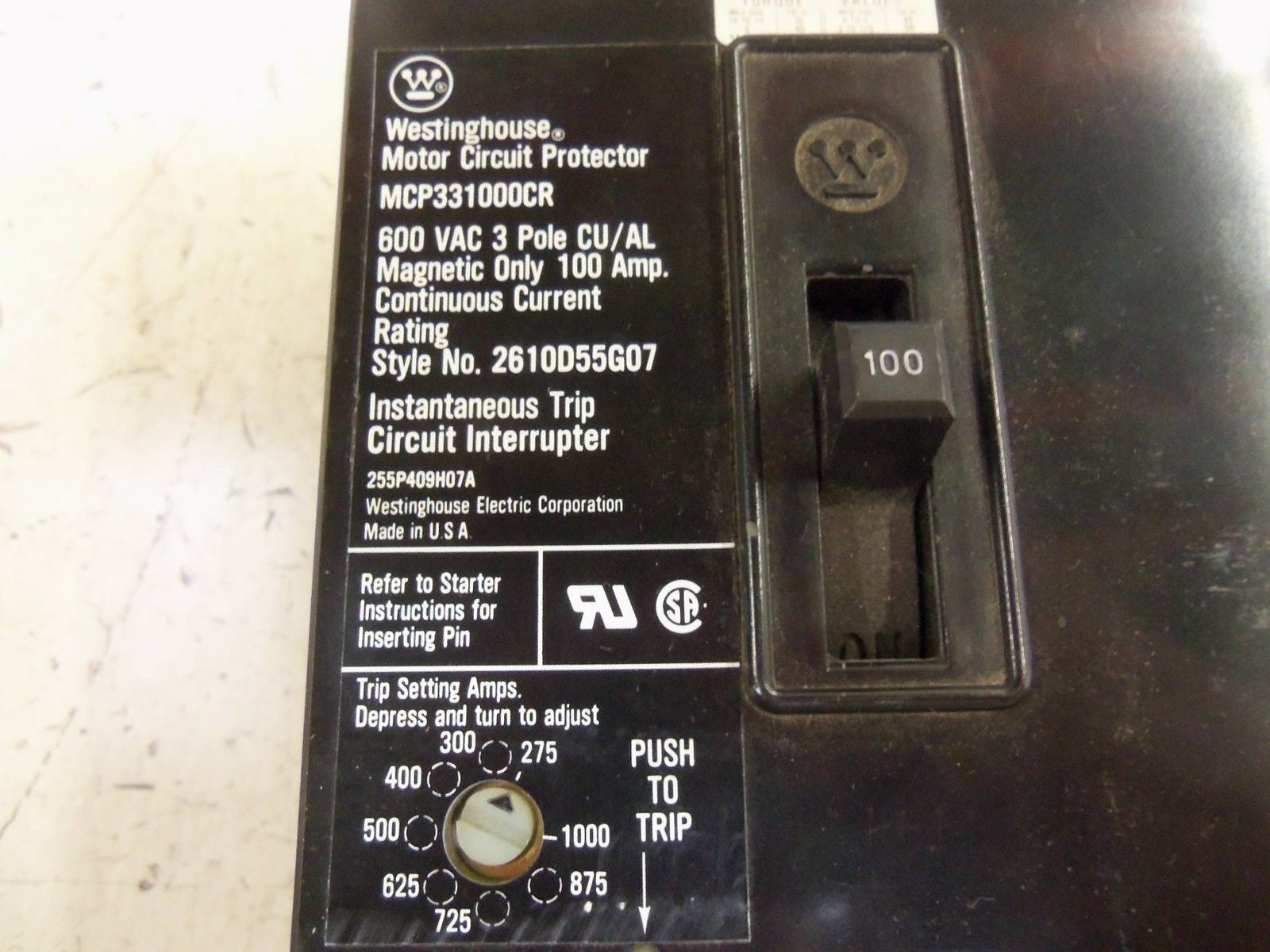 WESTINGHOUSE MCP331000CR CIRCUIT BREAKER *NEW IN BOX*