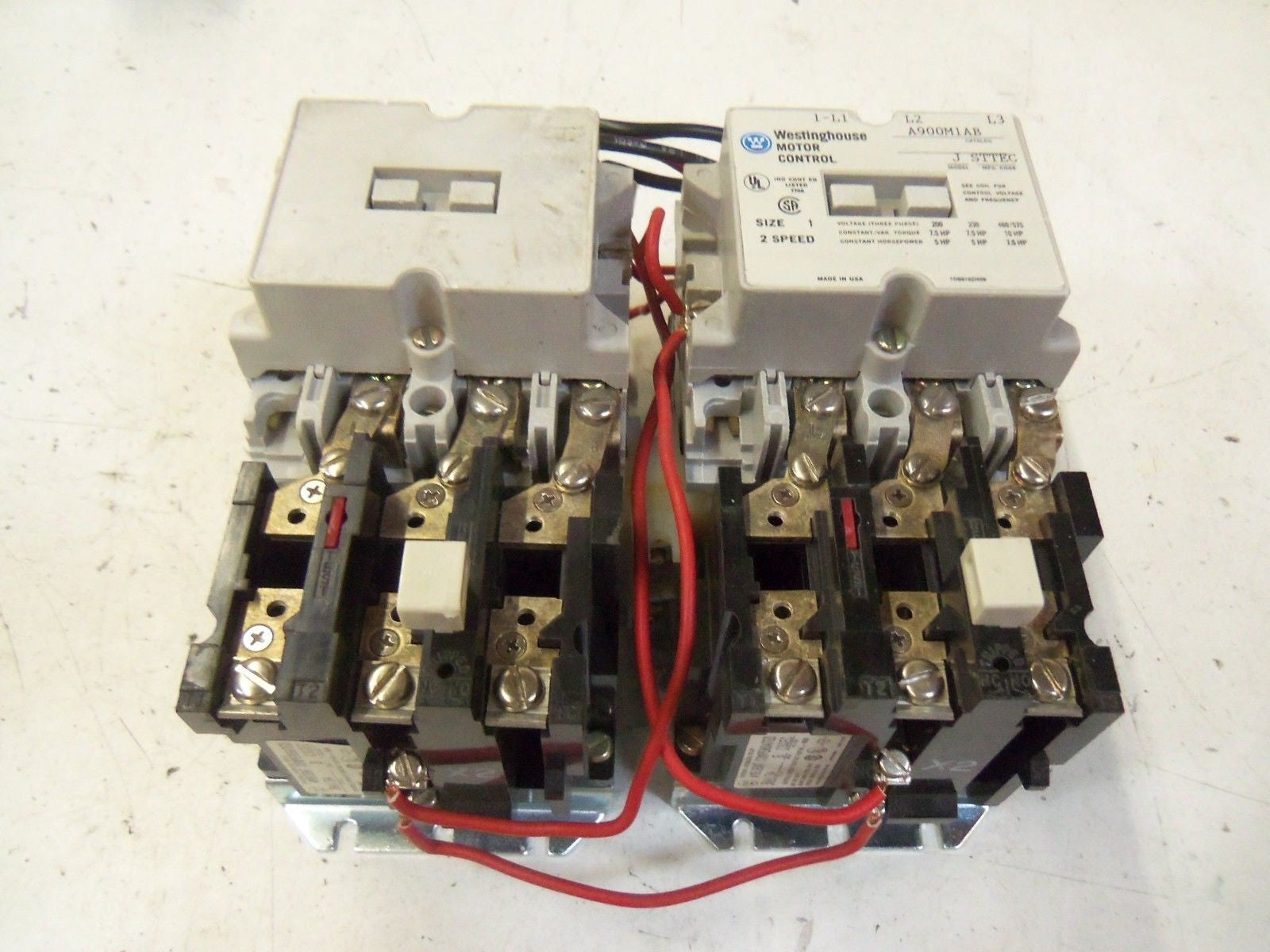 WESTINGHOUSE MOTOR CONTROL A900M1AB SIZE 1 *USED*