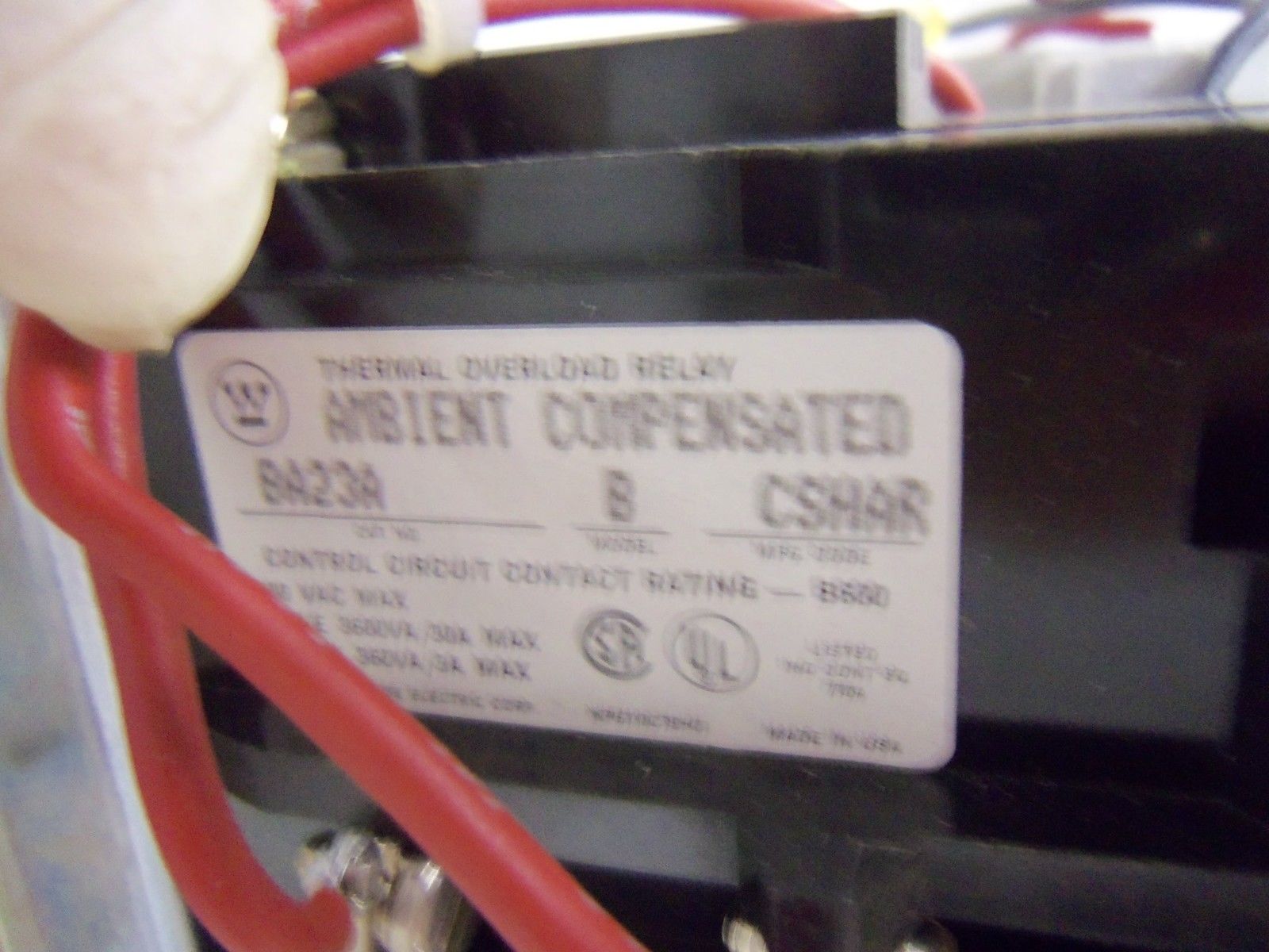 WESTINGHOUSE MOTOR CONTROL A200M2CB  *NEW NO BOX*