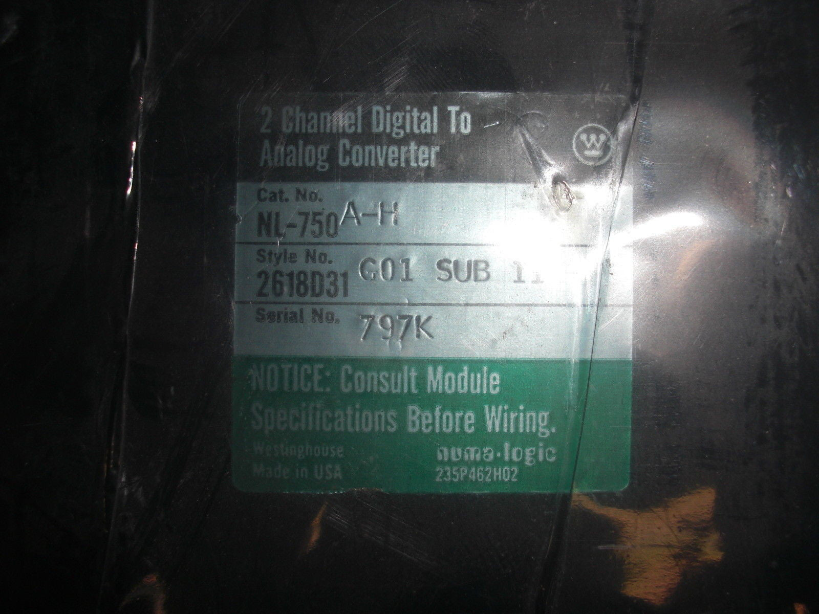 WESTINGHOUSE NL-750 AH *NEW*