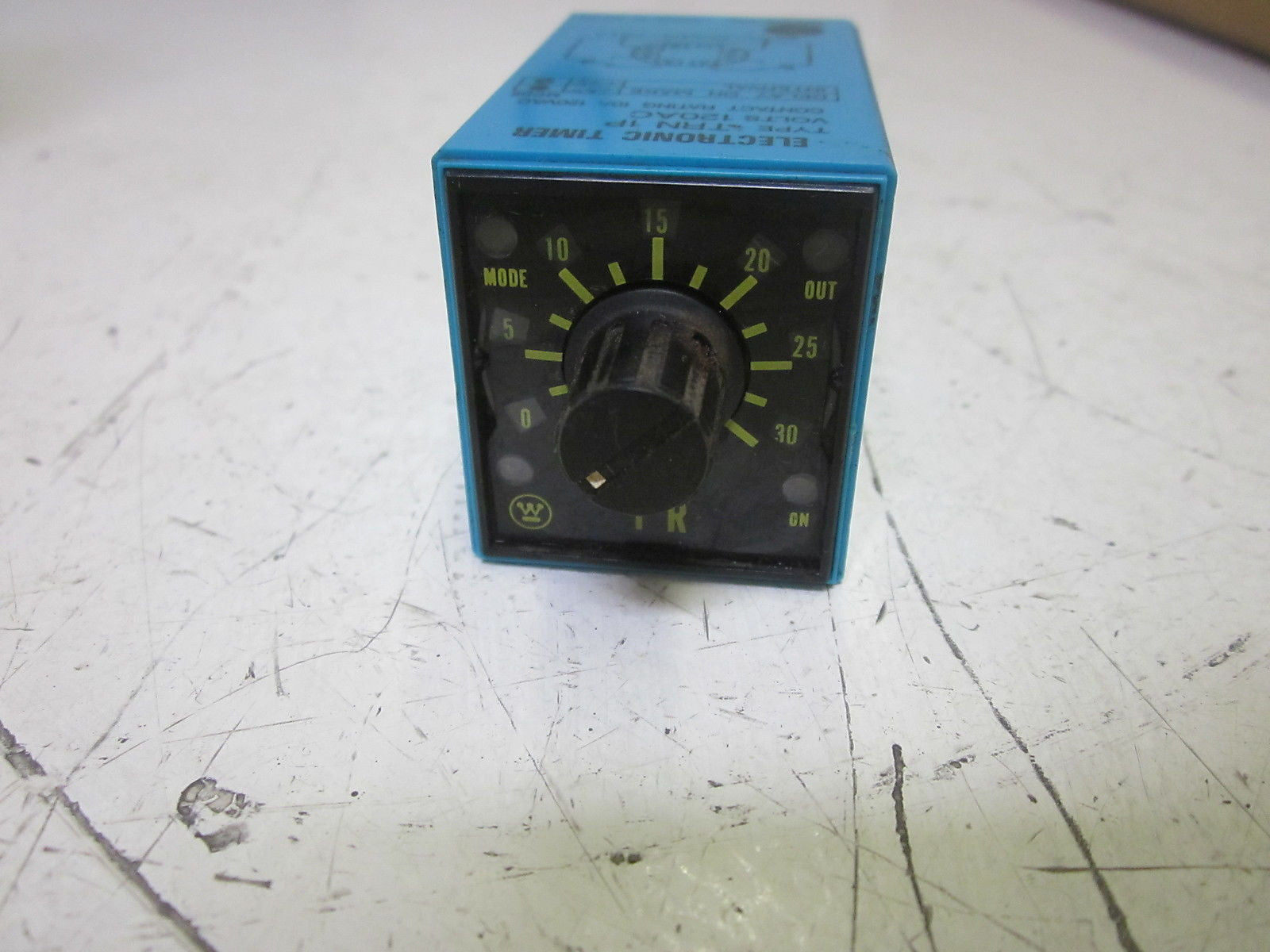 WESTINGHOUSE TRN 1P ELECTRONIC TIMER  0-30SEC. 120VAC *USED*
