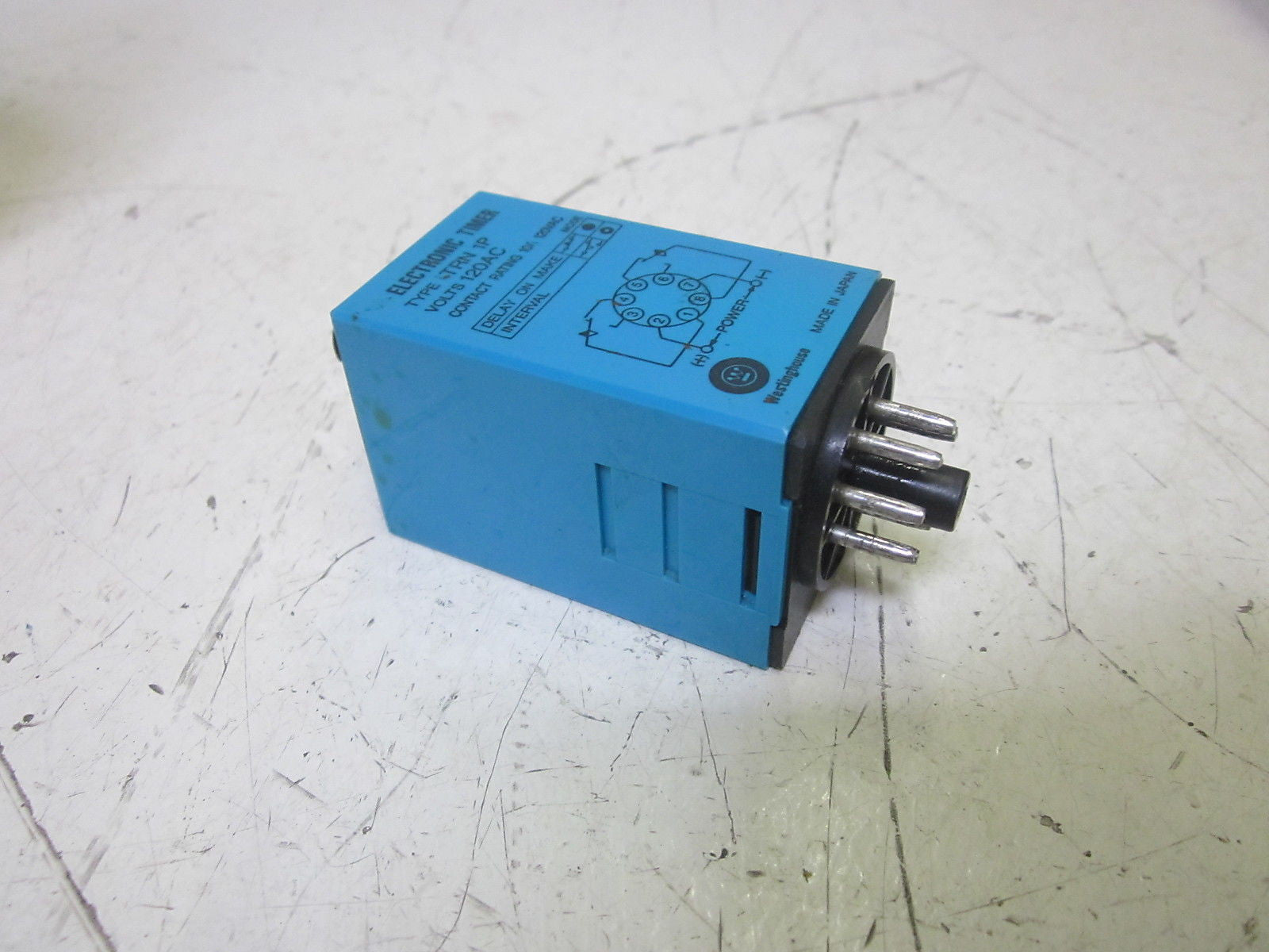 WESTINGHOUSE TRN 1P ELECTRONIC TIMER  0-30SEC. 120VAC *USED*