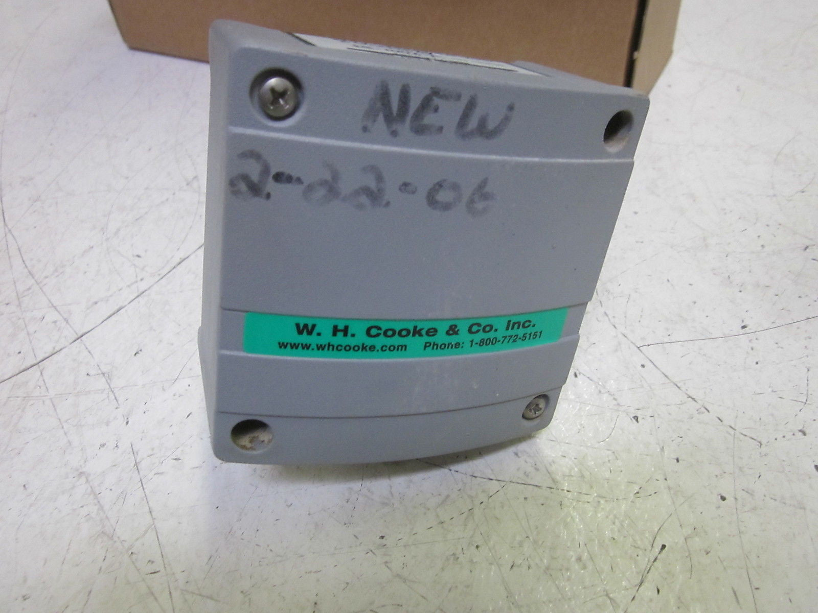 W.H. COOKE & CO INC. V-2001-ST SENSOR *USED*