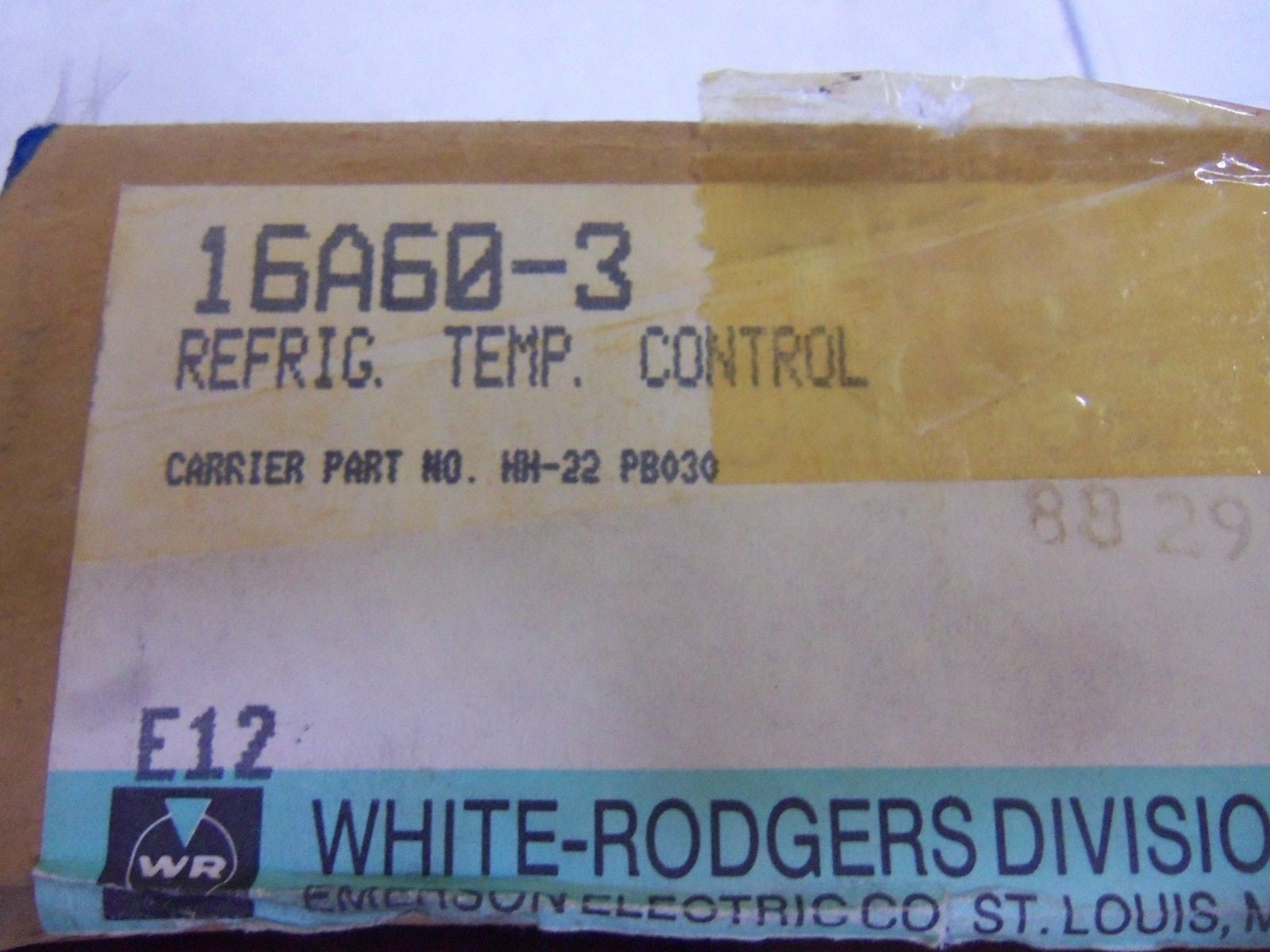 WHITE-RODGERS 16A60-3 *NEW IN BOX*
