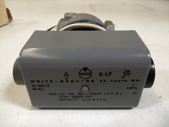 WHITE-RODGERS DIVISION SOLENOID GAS VALVE 25D46-344 *NEW IN BOX*