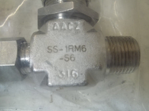 WHITNEY SS-1RM6-S6 VALVE *NEW IN A BAG*