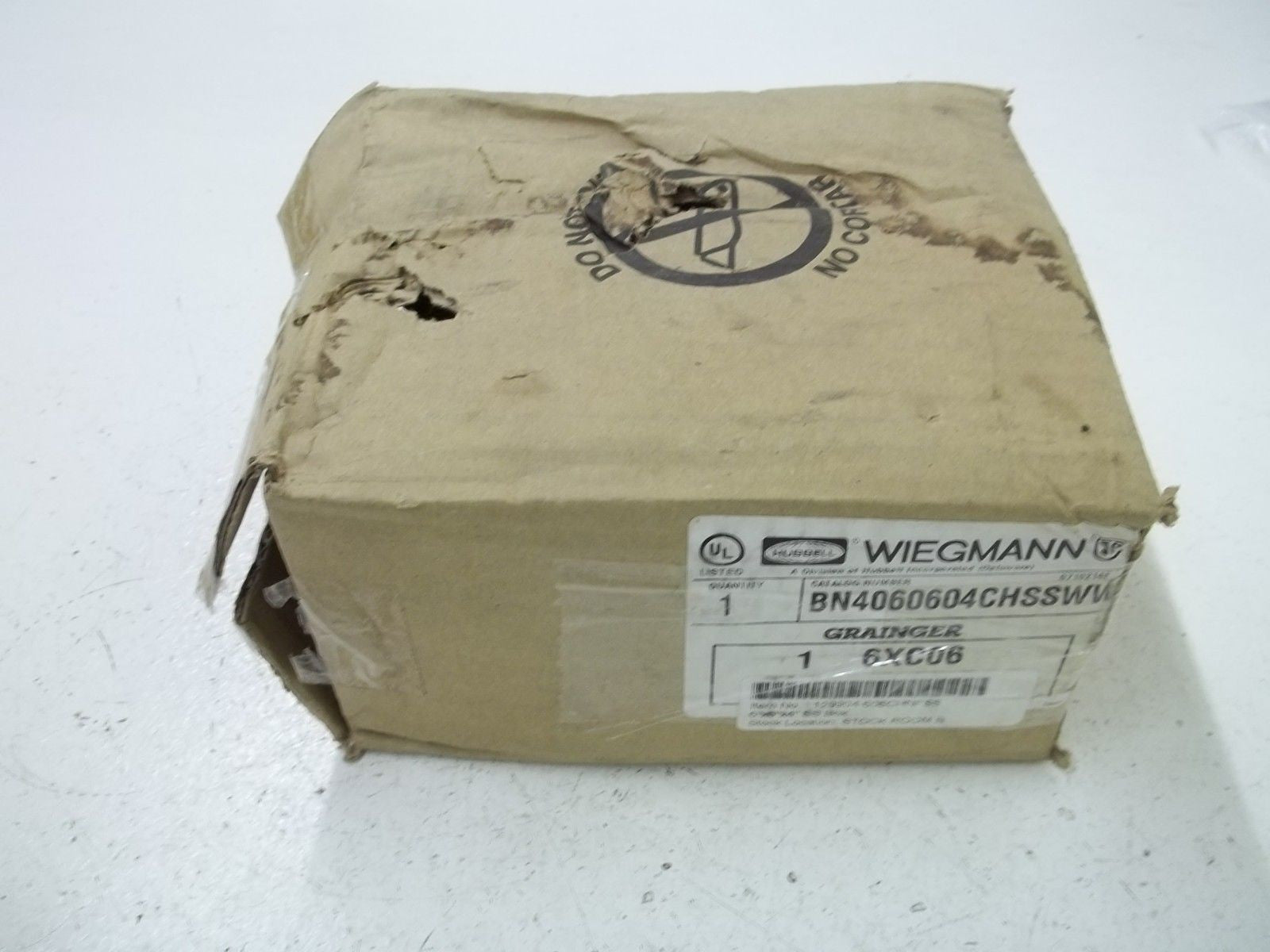 WIEGMANN BN4060604CHSSWW ENCLOSURE *NEW IN BOX*