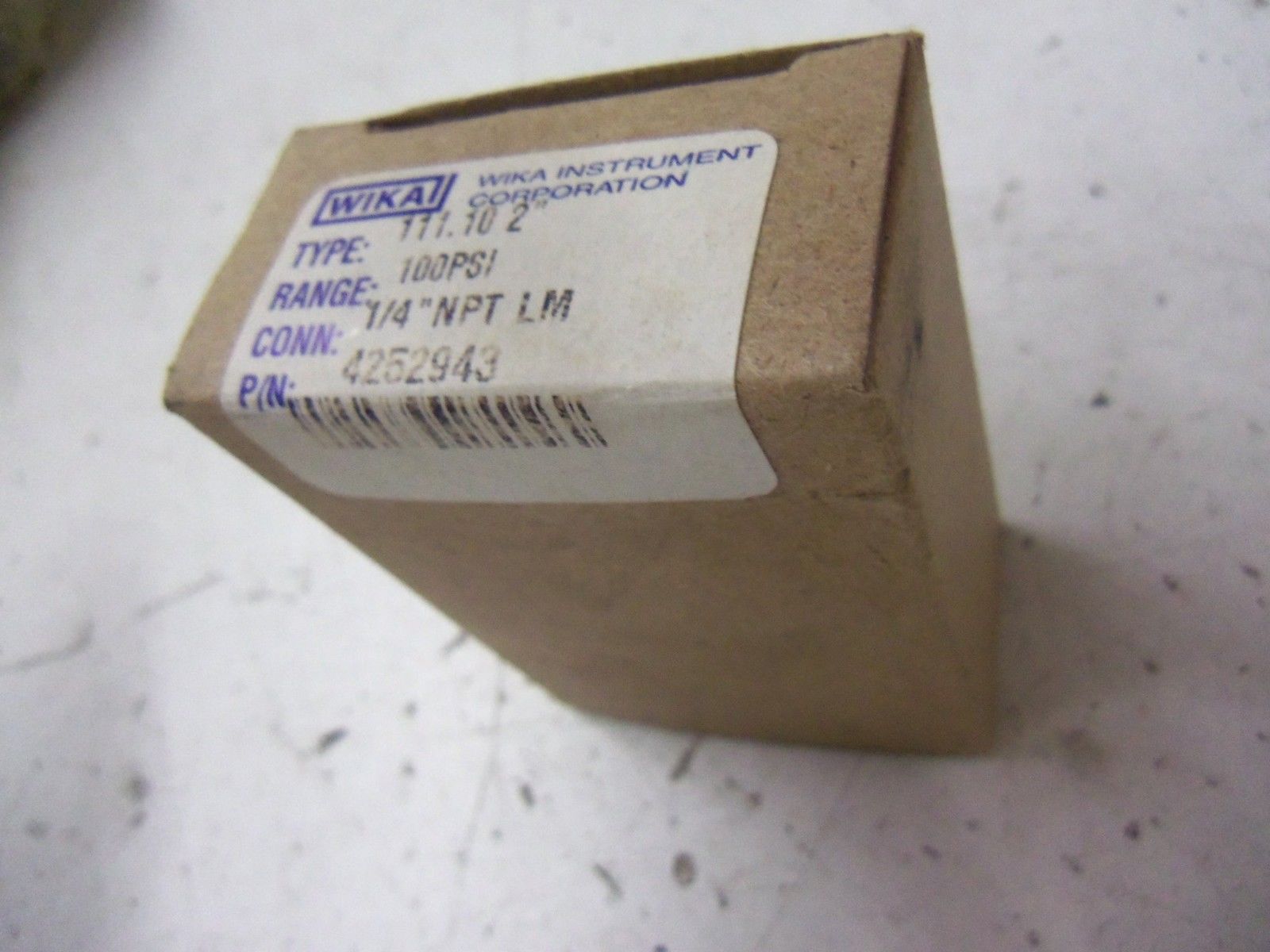 WIKA 4252943 111.10 2" PRESSURE GAUGE 100 PSI *NEW IN BOX*
