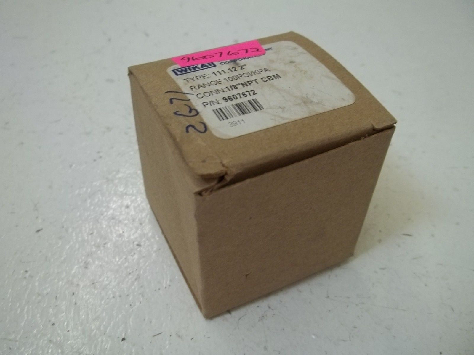 WIKA 9607672 111.12 2" PRESSURE GAUGE 0-100PSI/KPA *NEW IN BOX*