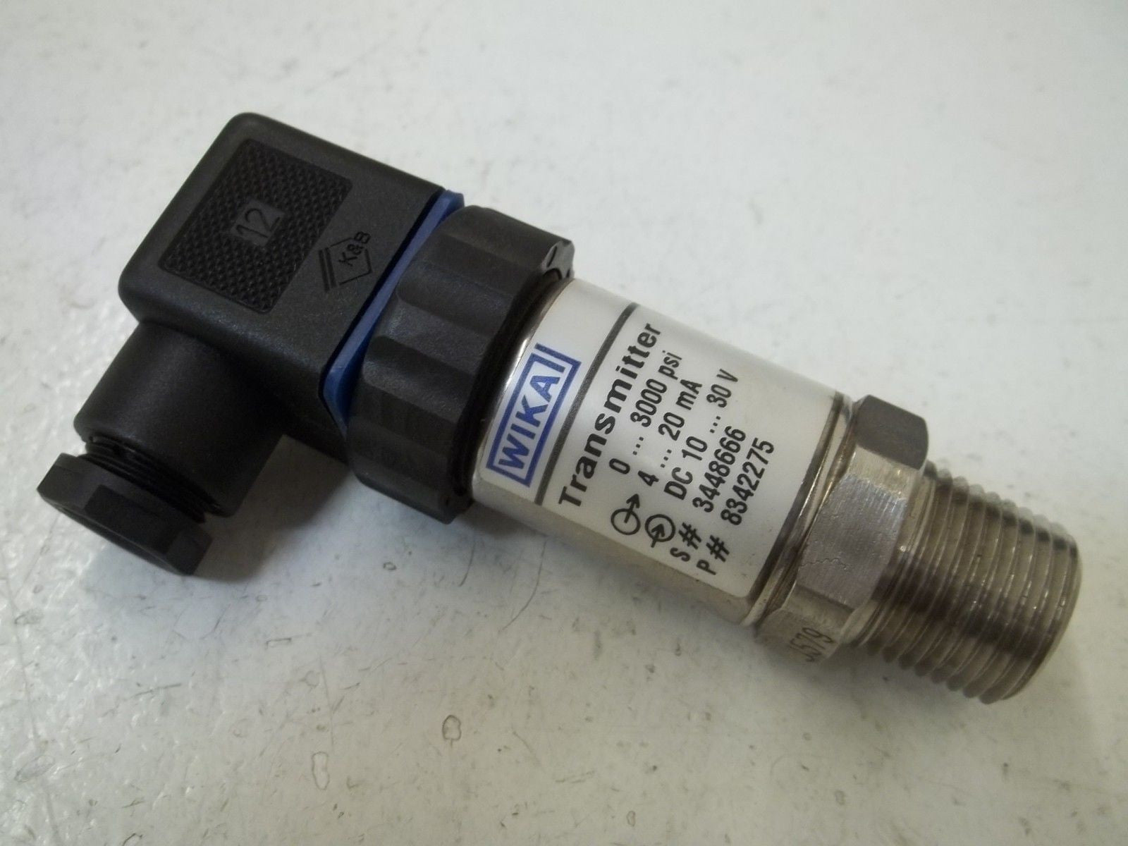 WIKAI 8342275 MODEL S-10 PRESSURE TRANSMITTER-GAUGE  0-3000PSI *NEW IN BOX*