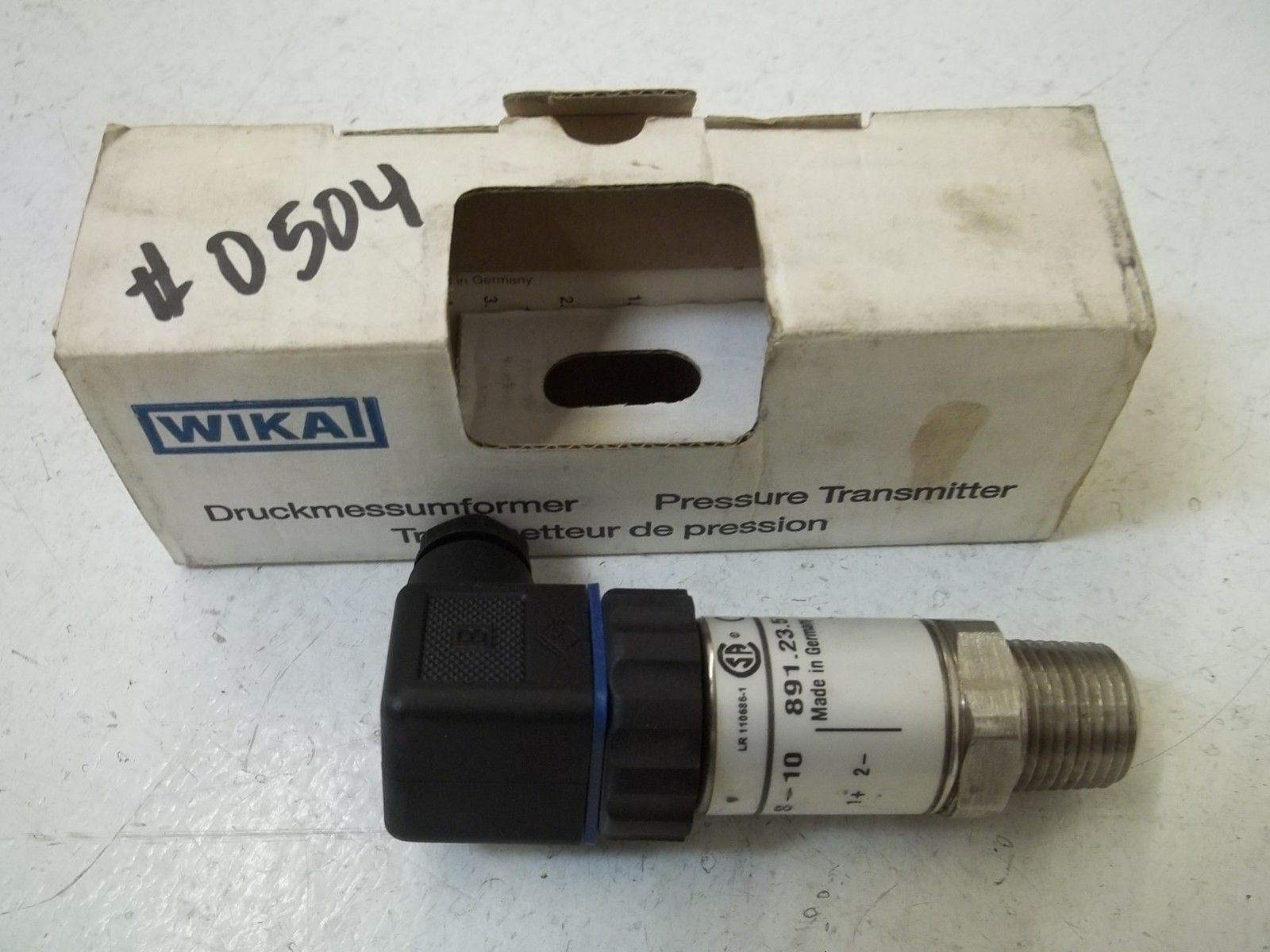 WIKAI 8342275 MODEL S-10 PRESSURE TRANSMITTER-GAUGE  0-3000PSI *NEW IN BOX*