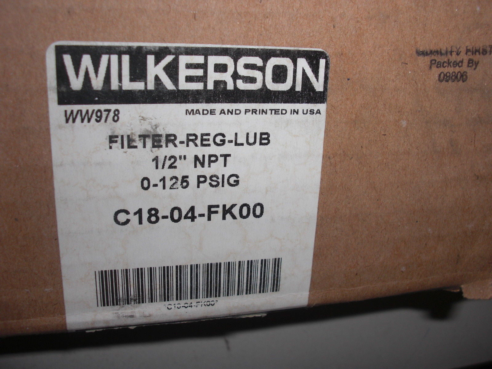 WILKERSON C18-04-FK00 *NEW IN BOX*