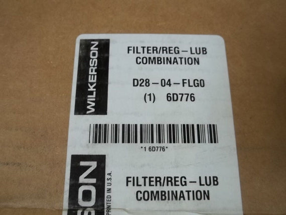 WILKERSON D28-04-FLG0 FILTER/REG-LUB COMBINATION *NEW IN BOX*