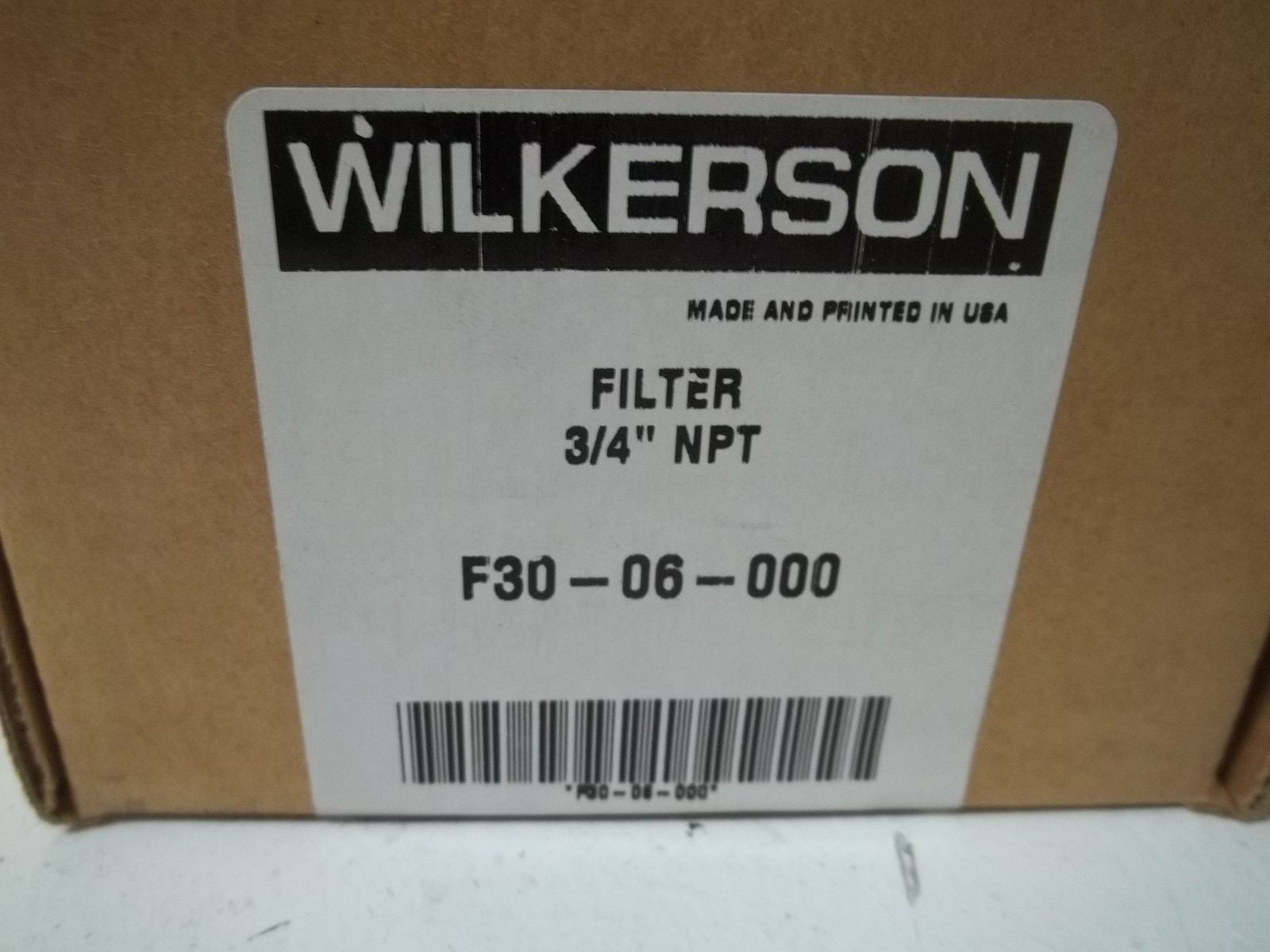 WILKERSON F30-06-000 FILTER 3/4" NPT *NEW IN BOX*