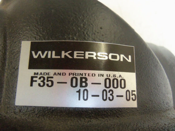 WILKERSON F35-0B-000 FILTER *USED*
