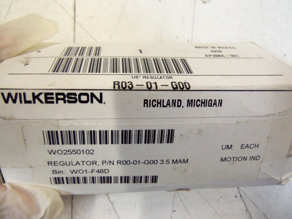 WILKERSON REGULATOR  R03-01-G00 *NEW IN BOX*