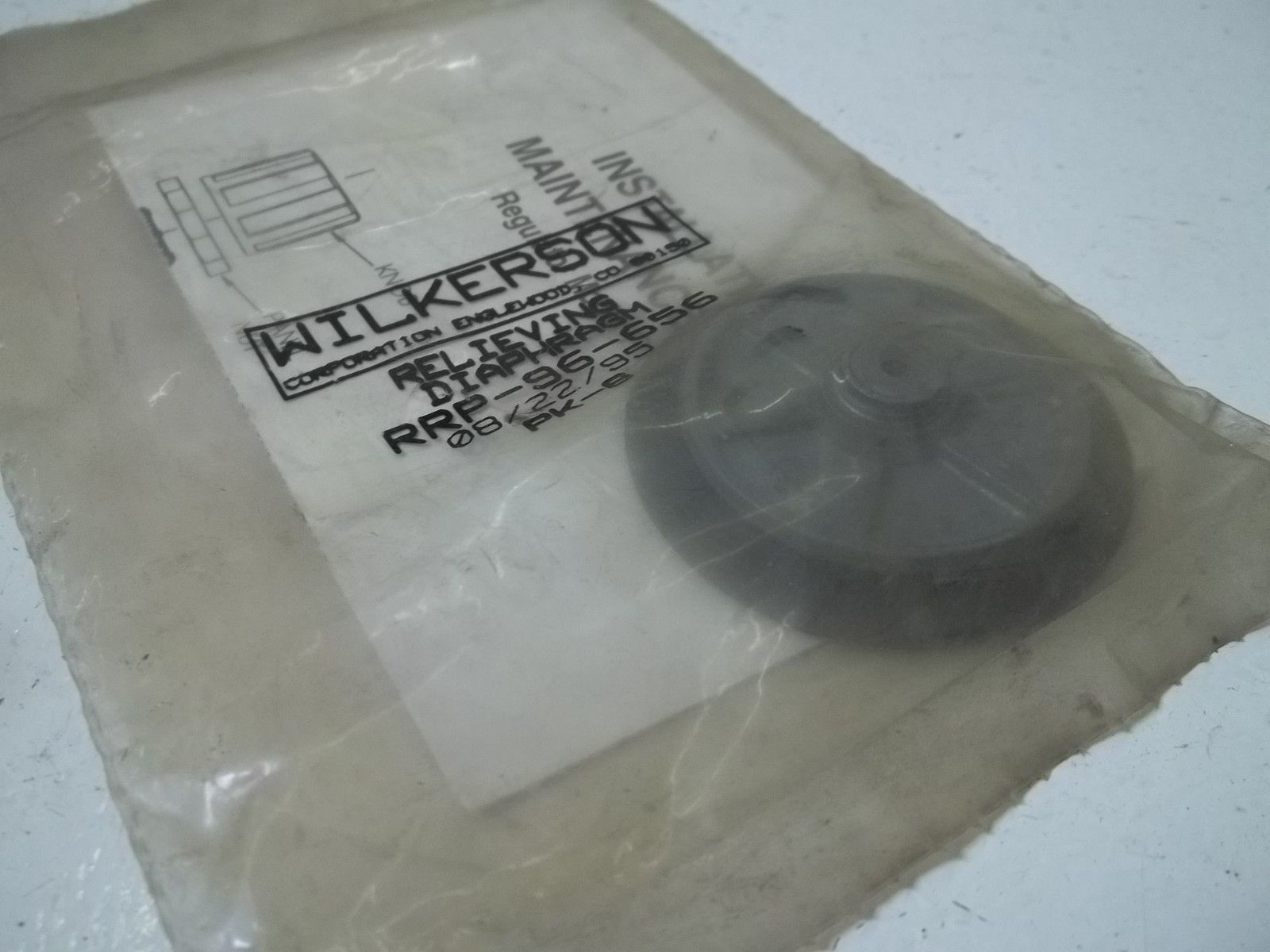 WILKERSON RRP-96-656 RELIEVING DIAPHRAGM * NEW IN A FACTORY BAG *