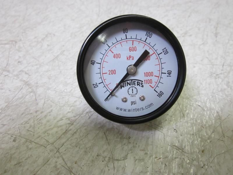 WINTERS PEM1409 0-60PSI/KPA GAUGE *NEW IN BOX*