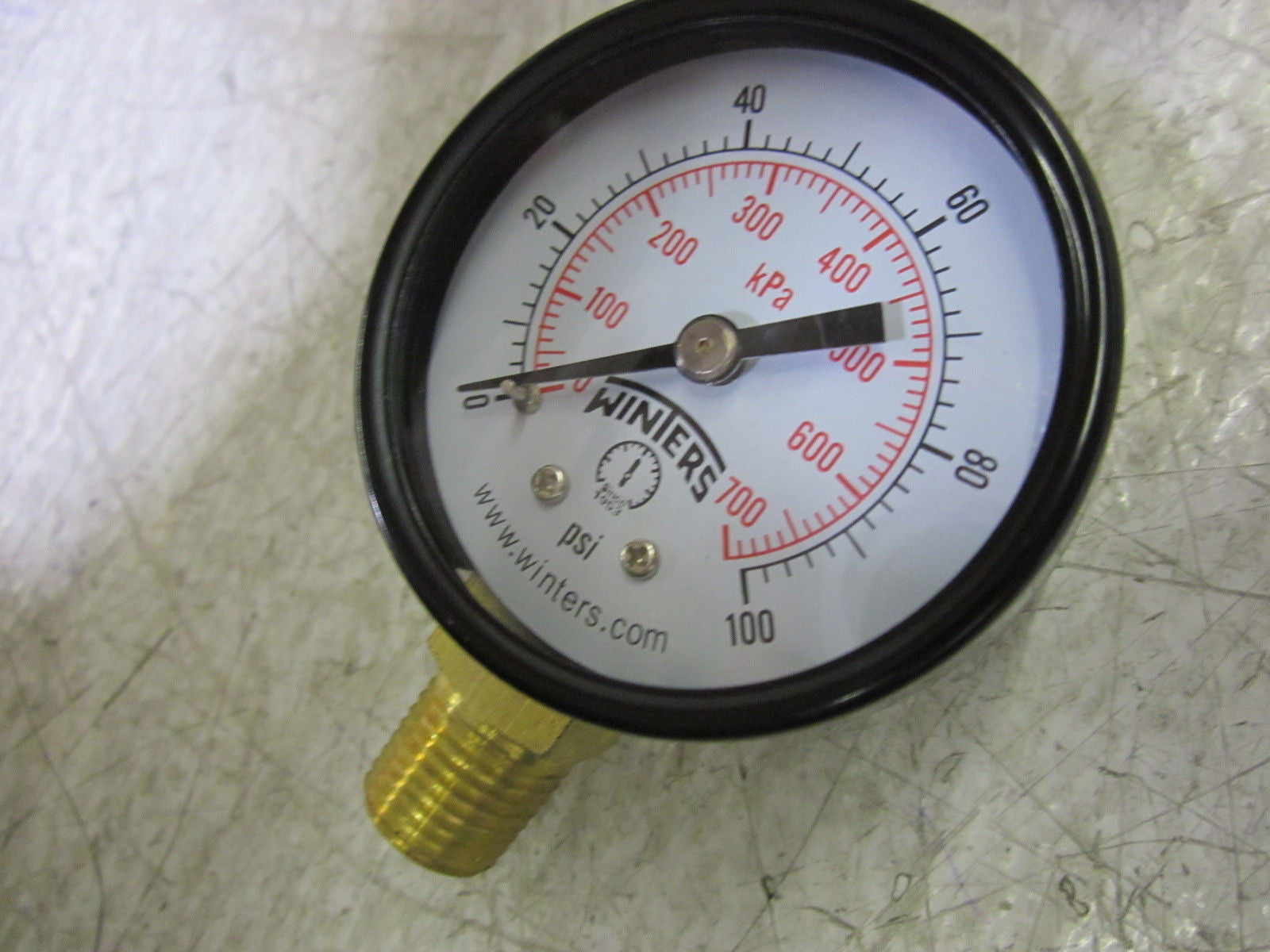WINTERS PEM202 GAUGE 0-100 PSI/KPA *NEW IN BOX*
