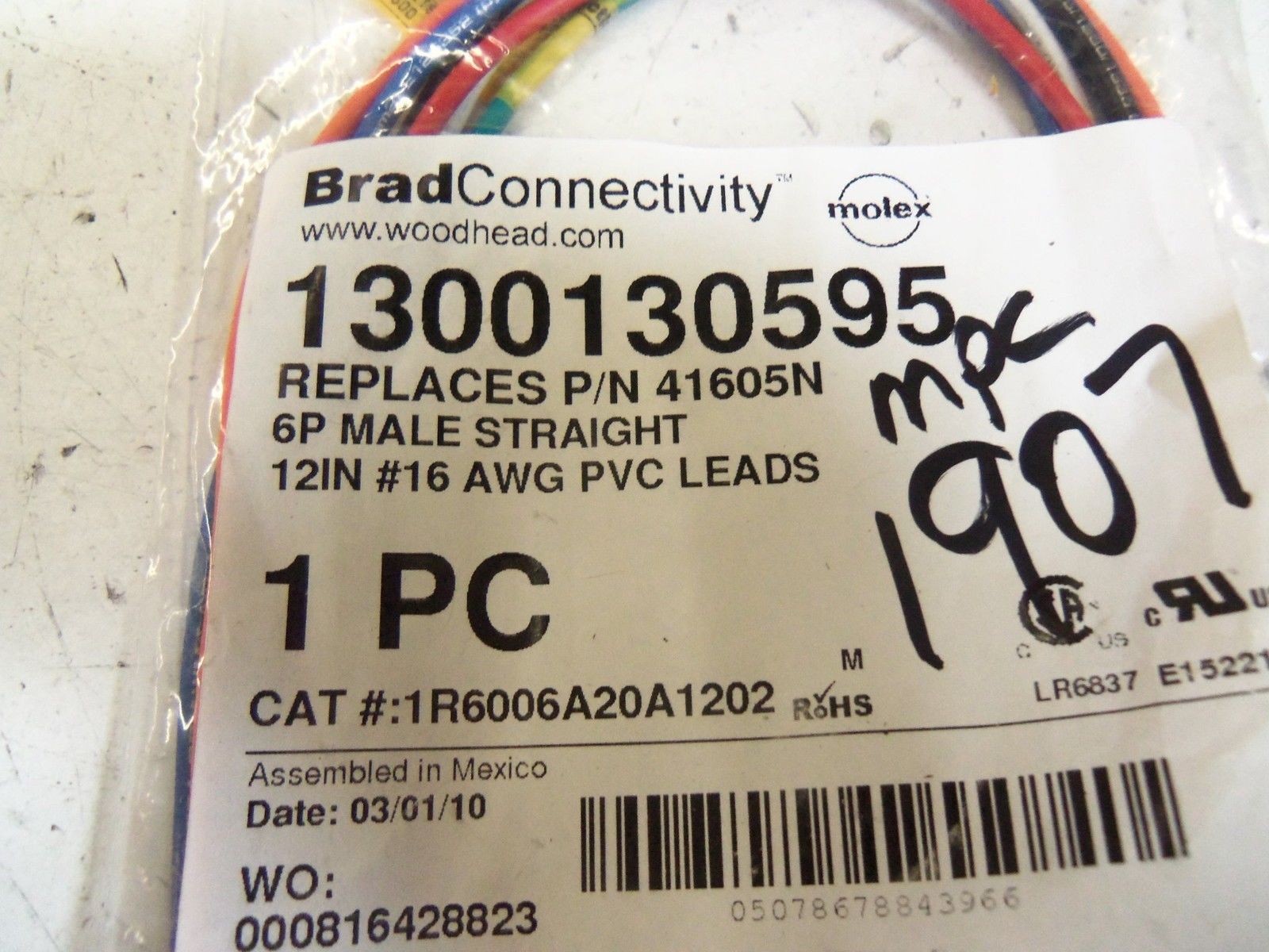 WOODHEAD 13000130595 *NEW IN BAG*