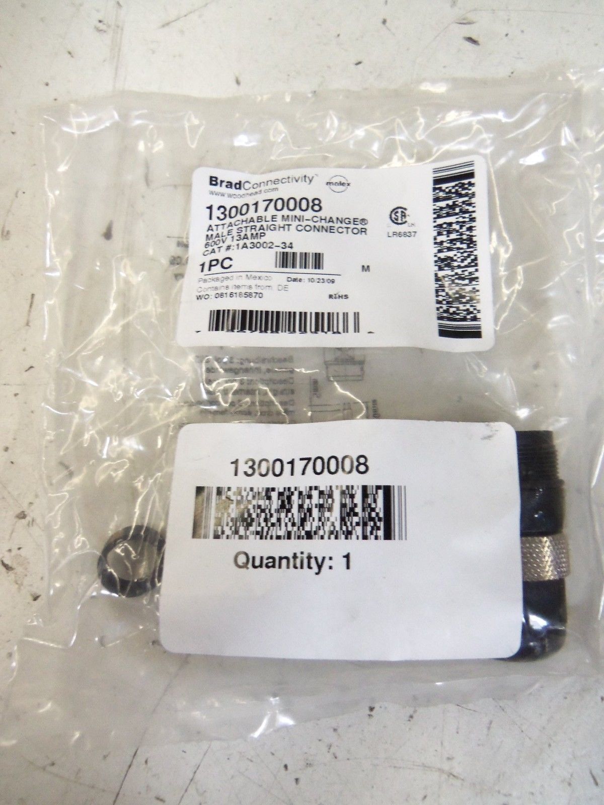 DANIEL WOODHEAD 1300170008 ATTACHABLE MINI-CHANGE MALE *NEW IN FACTORY BAG*
