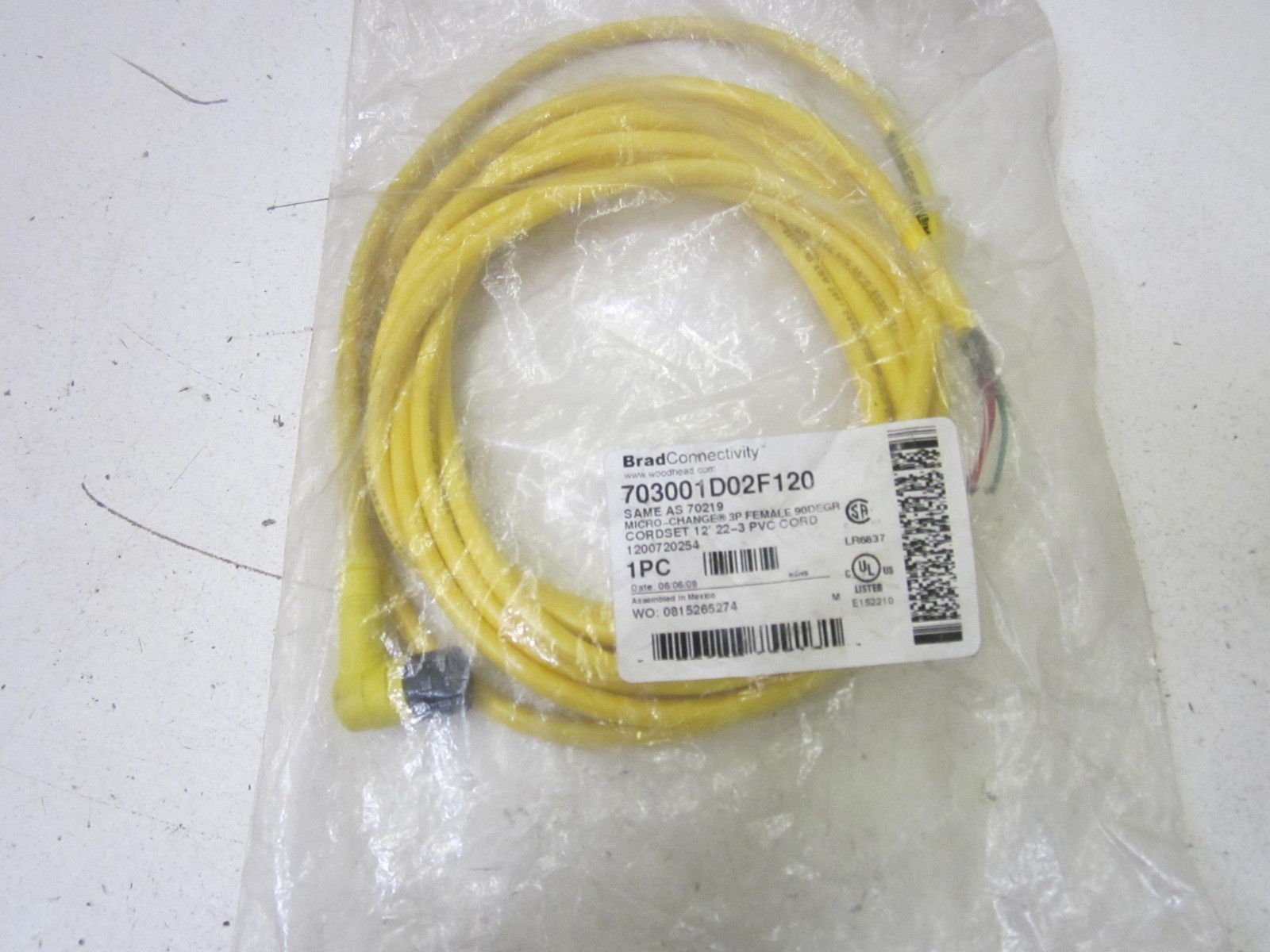 WOODHEAD 703001D02F120 *NEW NO BOX*