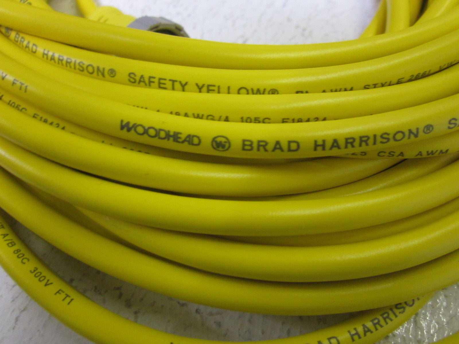 WOODHEAD AC105-50 4 CONDUCTOR CONNECTOR CABLE *NEW IN BOX*