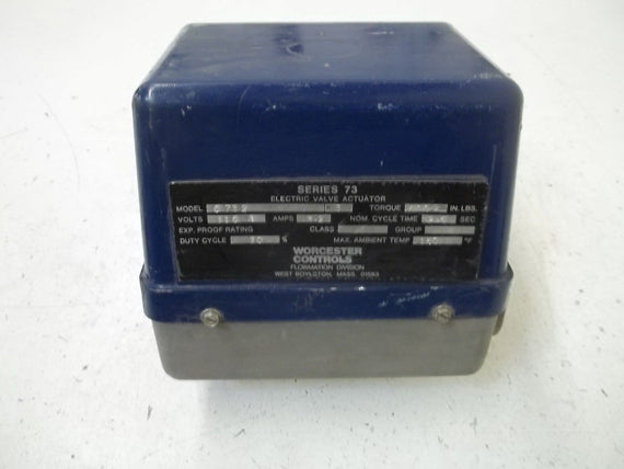 WORCESTER CONTROLS C732R3 SERIES 73 ELECTRIC VALVE ACTUATOR *USED*