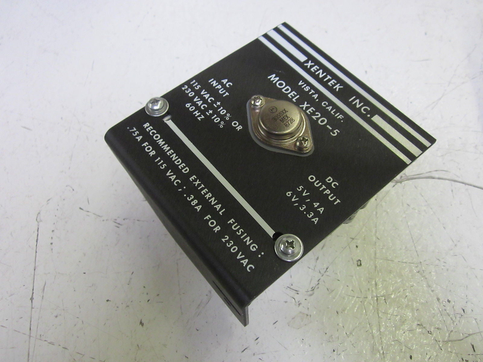 XENTEK INC XE20-5 POWER SUPPLY *USED*